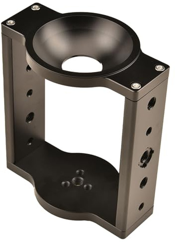 65mm 75mm Bowl Converters 10Kg Load Capacity Half Bowl Adapter With 1/4In 3/8In Threaded Holes For Fluid Head