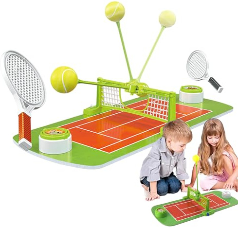Mimoqk Tennisspiel für die Familie, Tischtennis | Tragbares interaktives Spielzeug für zwei Spieler im Innenbereich