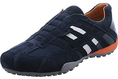 Geox Uomo Snake L, Zapatillas para Hombre, Azul (Navy 4C4002), 41 EU