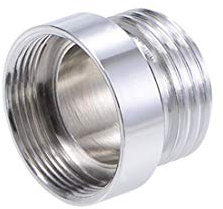 Adaptador de grifo de manguera de jardín de cobre, rosca macho G1/2 a hembra M22, acabado electrolítico, resistencia a la corrosión