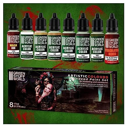 Green Stuff Untotes Farbset, Undead (Box x 8)