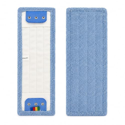 Frange microfibre poche/languette 6 oeillets 40 cm - Lot de 10