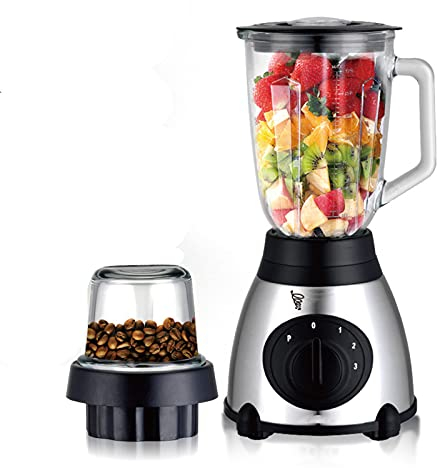 DSDD Licuadora con Vaso de 1,5 l, Molinillo para Frutos Secos y Especias, batidora Profesional de encimera para Batidos, Batidos, Hielo y Fruta congelada