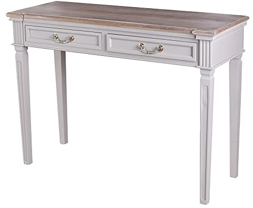 Konsolentisch Hamptons Tischkonsole Landhausstil Konsole Wandtisch 108cm Beige hmd335 Palazzo Exklusiv