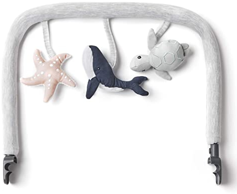 Ergobaby Evolve Bouncer Spielbogen, Zubehör für die Ergobaby 3-in-1 Babywippe Babyschaukel für Neugeborene ab Geburt, Ocean Wonders