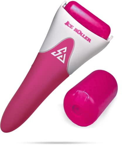 Eisroller für das Gesicht, Massageroller, Gesichtsmassage Gua Sha, Jade-Roller, Eiswürfelalternative