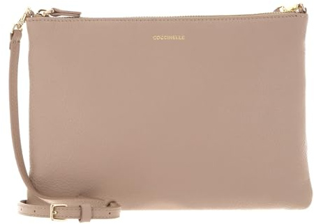Coccinelle Leder Umhängetasche Best Crossbody Bag Powder Pink beige