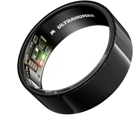 ULTRAHUMAN Ring AIR – Smart Ring für Damen und Herren | Schlaf, Fitness, HRV -Tracking, Stressanalyse & Zyklusüberwachung | Kein ABO | Bis zu 6 Tage Akkulaufzeit | (Größe 13)