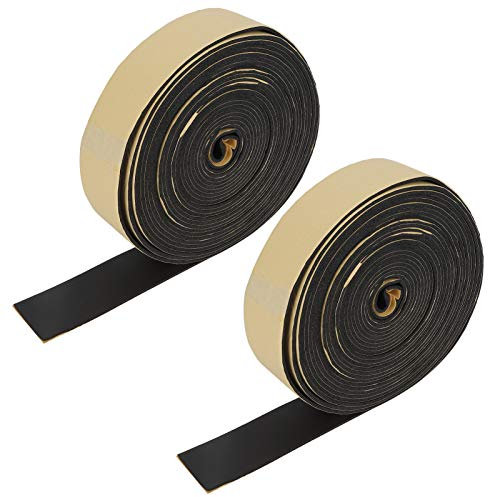 TANIQIACA 2PCS Foam Insulation Tape Adhesive, Seal, Doors, Weatherstrip, Waterproof, Plumbing,Weatherstrip,Pipe Cooling, Air Conditioning Seal Strip