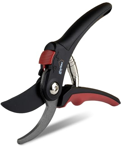 siwitec Bypass-Gartenschere SG-11 für frische Äste und Zweige | max. Schnittstärke 20 mm | Baumschere mit hochwertigen Stahl-Klingen | Rosenschere | Pflanzenschere