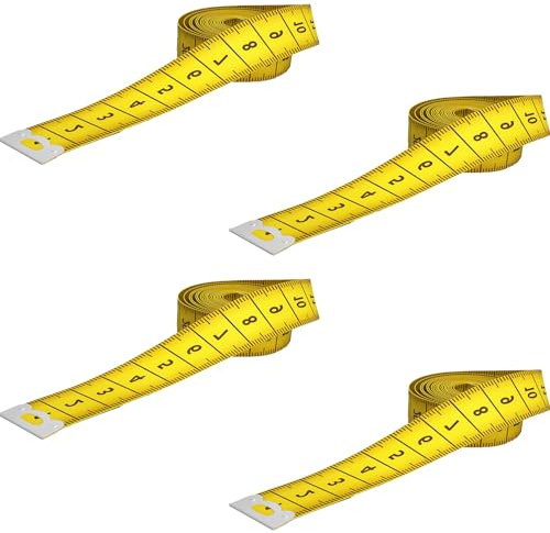 4 Bände Maßband Körpe 200cm/79 Zoll, Schneidermaßband Doppelseitige Measuring Tape Flexible Bandmaß Massband Schneider Mit Knopf Umfangmaßband Für Haushalte Handwerker Schneider | Doppelseitige Measuring Tape Flexible Bandmaß Massband Schneider Mit Knopf Umfangmaßband Für Haushalte Schneider