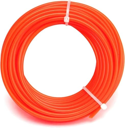 Trimmerfaden 4mm * 5000mm Starkes Trimmer-Freischneider-Nylonkabel Drahtseil for Rasentrimmer Dickes 4,0mm Ersatz Rasentrimmer Schnur