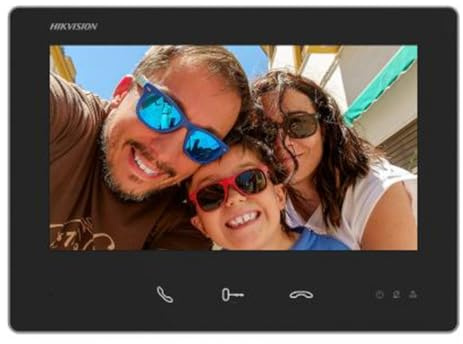 Monitor videocitofonico - Schermo TFT da 7 - LED di stato audio bidirezionale - 2 fili HD - Slot per scheda microSD fino a 128 GB - Montaggio a parete