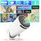3 pcs Mini Projector,4K 1080P Support Portable Projector 180° Rotatable,With WIFI 6 and Bluetooth mini Projector,130'' Screen Movie Projector Auto Vertical Correction, for Laptop, PC, Smartphone.