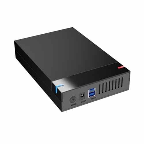 Marran Carcasa para Disco Duro SATA A USB 3.0,Adaptador para Disco Duro Externo,Carcasa para Disco Duro SSD 3,5 Pulgadas,Caja para Disco Duro HDD 10 TB para PC,Portátil,Enchufe UE