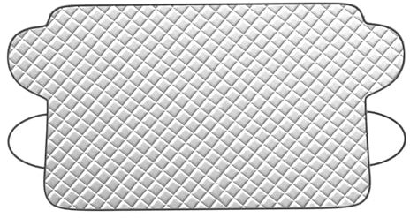 Auto Scheibenabdeckung Auto-Windschutzscheiben-Frost-Schnee-Abdeckungs-Zubehör Vielseitiger 145 X 108 cm Großer Eisschutz Windschutzscheibe Abdeckung
