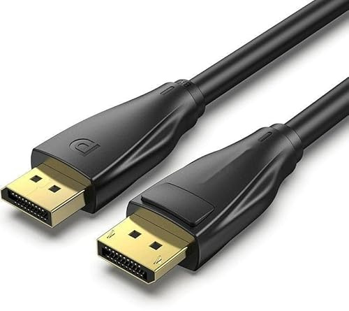 Watio Wave Displayport Cable 1.5m Version 1.4 8K Support DP/M to DP/M Connections Black for High Definition*.*