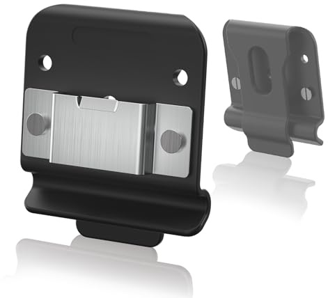Tape Measure Holder for Belt - Tape Measure Belt Clip - Measuring Tape Holder up to 2 Tool Belt - Tape Accessories, 1 Pack