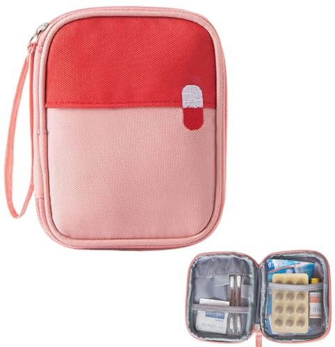 LACHT Mini Erste Hilfe Set Verbandskasten - Klein & Mini Reiseapotheke - Fahrrad & Camping & Travel & Wandern & Outdoor & Fahrrad - First Aid Kit - Unterwegs & Reise.