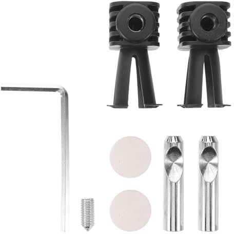 Yardenfun 1 set di viti di montaggio per WC sospeso per un'installazione sicura - Kit di bulloni di fissaggio per WC sospeso - Kit di fissaggio per accessori hardware per sanitari da bagno