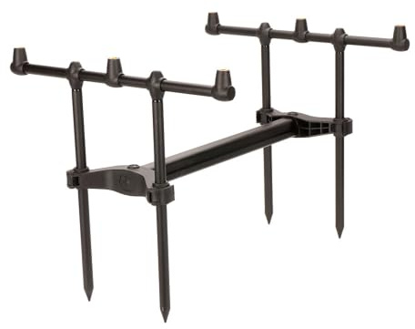 Hirisi Tackle Rod Pod Rutenhalter – 3 Ruten oder 2 Ruten wählbar, – Aluminium Rutenständer mit Tasche zum Karpfenangeln, Angelrutenständer