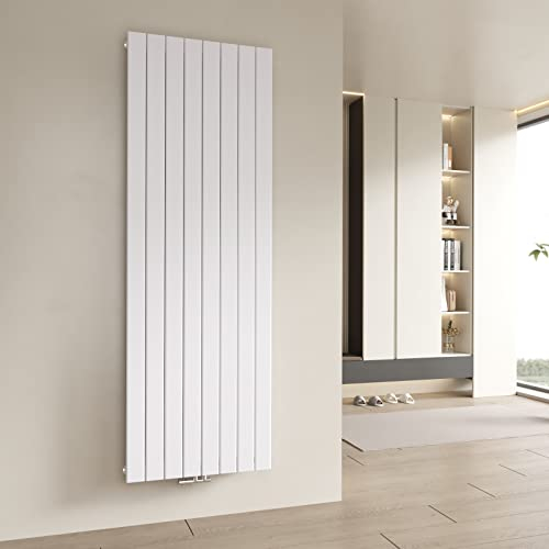 Heilmetz Design Flach Heizkörper 1800x620mm Weiß Paneelheizkörper Vertikal Mittelanschluss Einreihig