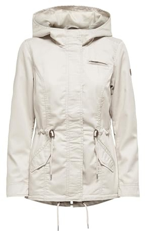 ONLY Femme Onllorca Canvas Parka CC Otw Übergangsjacke, Moonbeam, XS EU