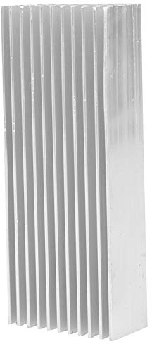 5 Piezas Disipador de Calor de CPU de Aluminio, Placa de Refrigeración del Disipador de Calor 40 x 20 x 100 mm, Piezas de Disipación de Calor de Refrigeración de PCB