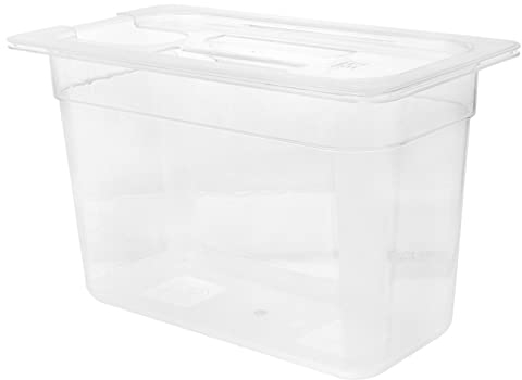 Récipient sous vide de 6 l avec couvercle - Boîte de rangement pour cuiseur lente - Pour et la plupart des cuiseurs sous vide - Transparent