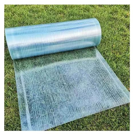 Polycarbonate Roofing Sheet, 1.2 Mm Natural Waterproof Lighting Panels, UV Resistant Rainproof Insulation Glass Fiber Panel, Outdoor Greenhouses Carports Canopy Roof Cover ( Size : 1.5x7M/59.07x275.66