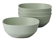 Mepal - Coupelle 4 pièces Silueta - Lavable au lave-vaisselle et résistant au micro-ondes - Plat de service - Plats à tapas - Vaisselle - 250 ml - Nordic sage