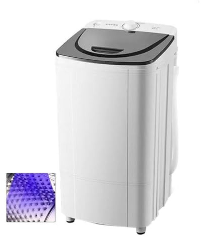 10kg Spin Dryer, Energy&Power Saving Spinner, 360° blue light, 2800 RPM Portable Clothes Dryer, Gravity Drain dryer