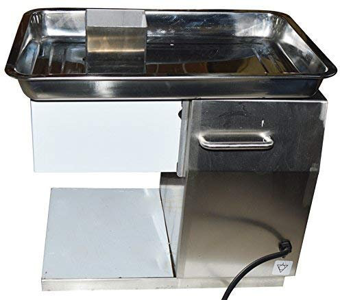 HXLDZOU Commercial Meat Slicer Meat Slicer 250Kg/Hour Meat Slicer Slicer Electric Steak Pork Meat Slicer 110V Chimney Type For Butcher Shop