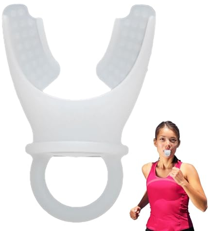 Allenatore Muscolare respiratorio – Rafforza la respirazione, Allenatore Muscolare Regolabile, Allenatore Muscolare respiratorio, Regolabile e Portatile per Allenamento