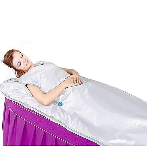 Manta de vapor con cremallera y control remoto, manta de sauna infrarroja Oxford para el hogar, spa, dispositivo de belleza