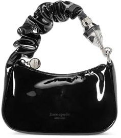 kate spade new york Women's Squeeze Patent Leather Mini Bag, Black, One Size