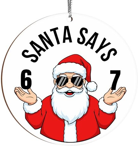 67 Meme Funny Christmas Ornaments 6 7 Ornament Christmas Tree