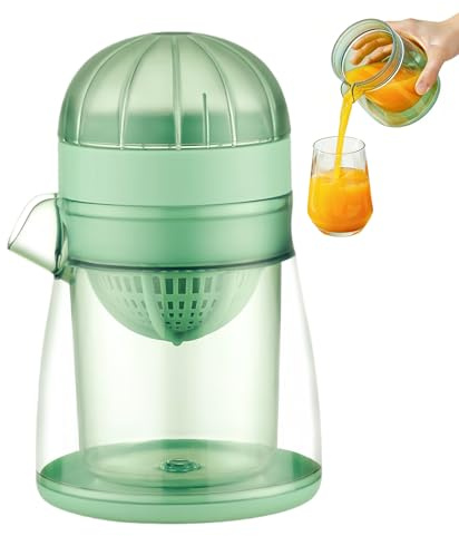 Presse-Citron | Verre Extracteur Manuel 400ml Pour Fruits,Tasse À Jus Pour La Maison | Pour Mandarine Citron Orange Poire Agrumes Maison Cuisine Camping Bureau