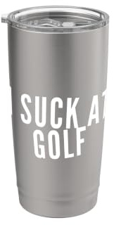 Divertente I Succhiare A Golf Golf Golf Umorismo Amico Giocatore di Squadra Bicchiere termico in acciaio inox doppia parete