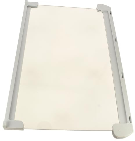 Ariston Estante de cristal con perfiles | Dimensiones: 434 x 292 x 4 | Repuesto original para frigoríficos Indesit Hotpoint |