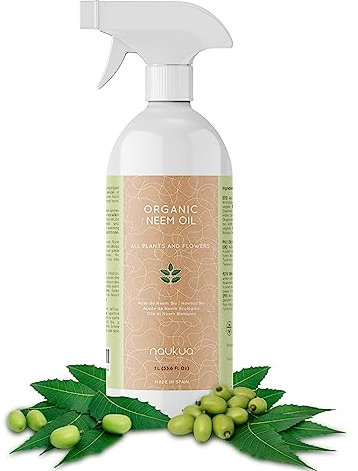 1L Olio di Neem Biologico Per Piante e Fiori – 100% Naturale – Protezione e Difesa Da Qualsiasi Tipo di Parassita, Insetto e Malattia – Piante da Interni ed Esterni – Spray Pronto All’Uso