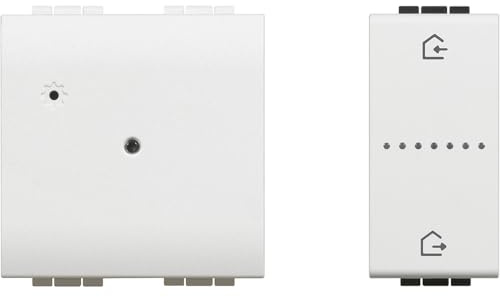 BTICINO Gateway e Scenario Entra/Esci Livinglight N4510C, Dispositivo per Creare Casa Connesa e Comando Wireless per Tapparelle, Prese, Luci WiFi da Remoto, Automazioni, Sicurezza, Comfort, Smart Home