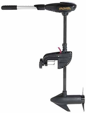 Flover Außenborder 33s, Schwarz, 12V, 6,6kg, 75cm, 15kp, Salzwasser, 5/3 Schaltstufen, Heckspiegelmontage, Elektromotor, Manuell