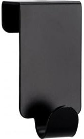 SIRO Türgarderobe Bürstadt, 5 Stück, Schlicht, Stahl schwarz matt pulverbeschichtet 5 stück, 57 mm x 35 mm x 30 mm, 2179-60PB12V5B