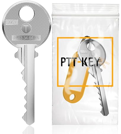 PTT KEY®| Clé Pass PTT T10 – pour boîte aux lettres individuelles norme NF-D27-405 et certains halls d'immeuble- Serrure standard La Poste.