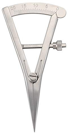Calibrador de Calibre Dental de Metal de 1 Pieza Codo de Pinza Dental OrtopéDica para Laboratorio Dental Pinzas de Hueso
