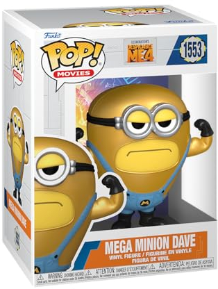 Funko POP! Movies: Despicable Me 4 – Super Dave - Vinyl-Sammelfigur - Geschenkidee - Offizielle Handelswaren - Spielzeug Für Kinder und Erwachsene - Movies Fans - Modellfigur Für Sammler und Display