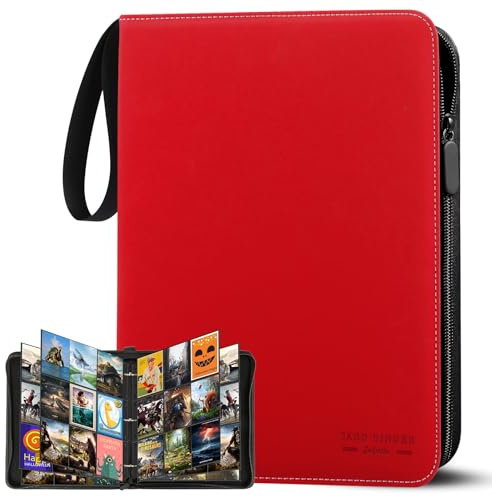 Raccoglitore Carte Collezionabili, Album Carte 9 Tasche con 30 Pagine – Capacità 540 Carte, Compatibile con Ninjago, Yugioh, MTG, Magic, GX VMAX