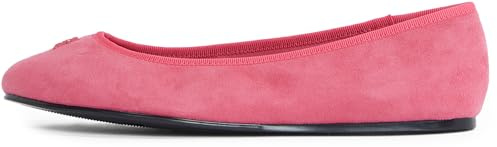 Tommy Hilfiger Bailarinas Mujer Hardware de Ante, Rosa (Hibiscus Pink), 39