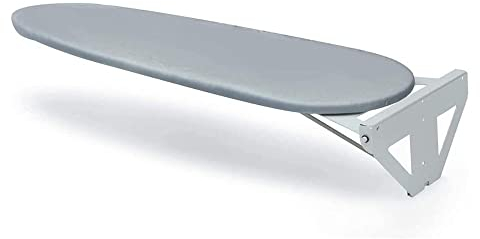 ASumPio Planche À Repasser Murale Compacte, Planche À Repasser Pliable, Plaque De Fixation Murale Rabattable avec Protection Résistante À La Chaleur pour Le Linge Domestique,